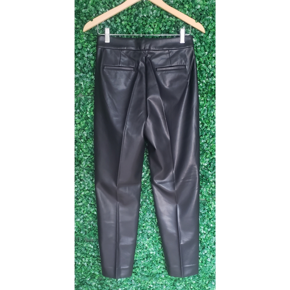 J.Crew Kate Straight-Leg Pant in Faux Leather - Picture 6 of 7